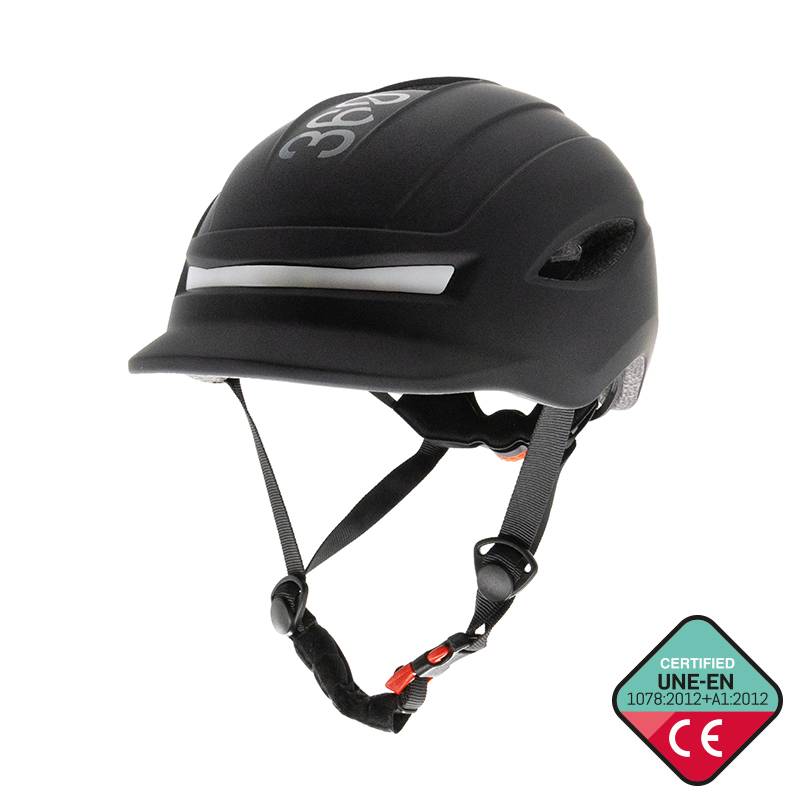 Casco con luz CP02 negro talla única