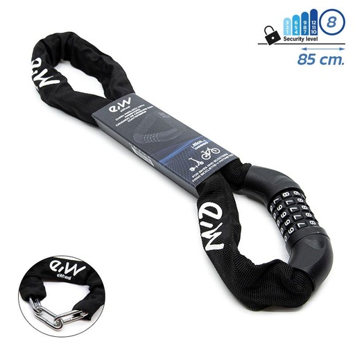 [ACA-003] Candado de cadena con contraseña [Ewheel] - 85cm