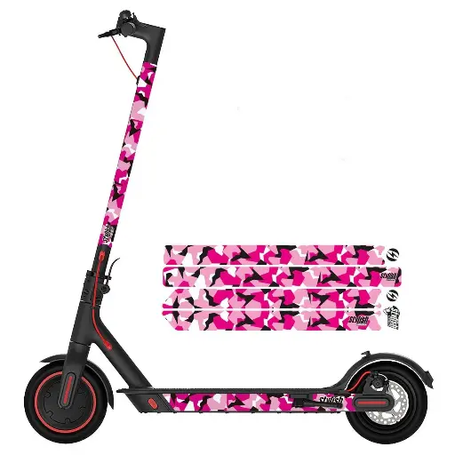 [VIN-0005-02] Vinilo Xiaomi M365 / PRO / MI3 Pink Camo 